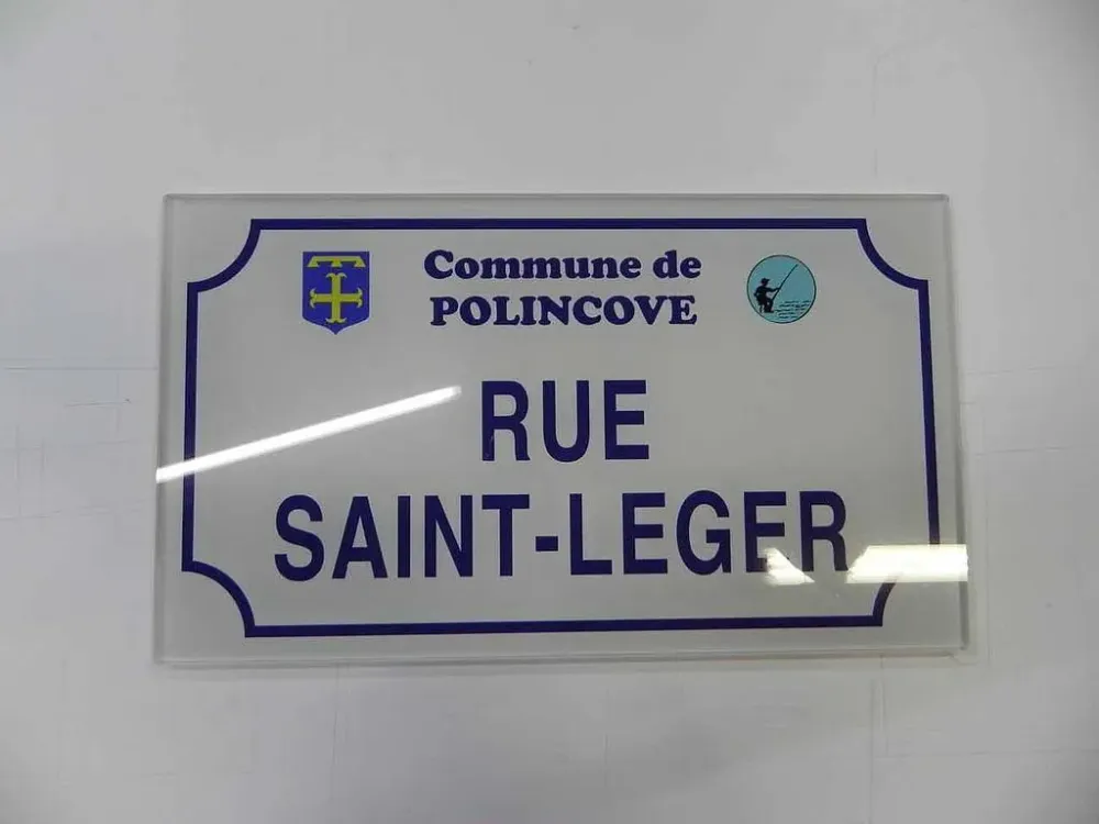 Plaque Altuglas rue