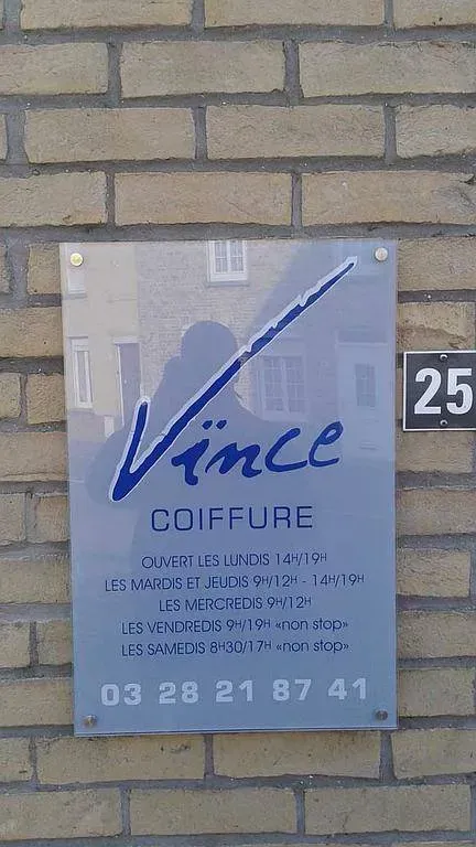 Plaque Altuglas coiffure