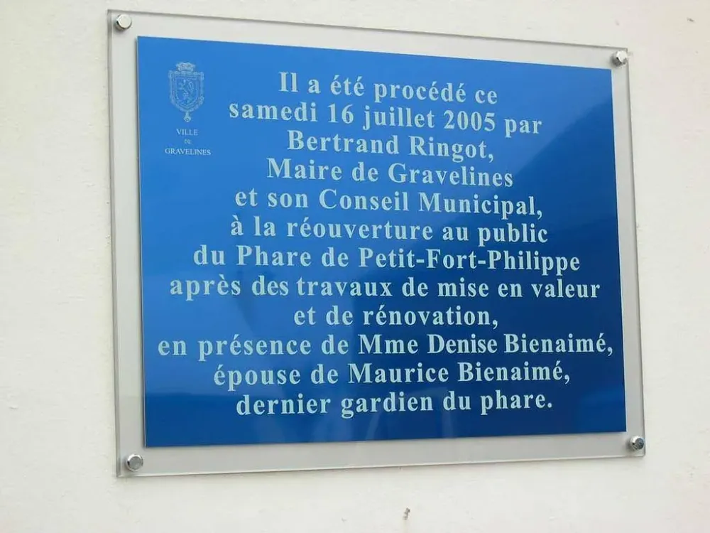 Plaque Altuglas message